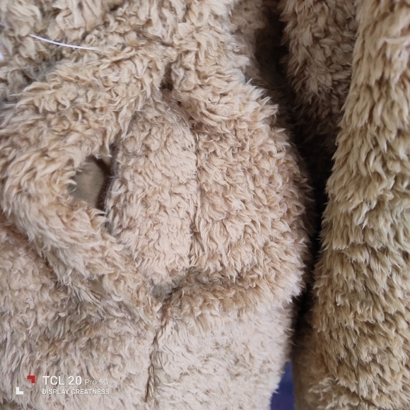 Lululemon Warm Restore Sherpa Pullover Gold Buff M/L NEW Teddy - Picture 6 of 8